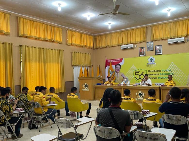 Konsolidasi, AMPG Riau Undang Sekretaris dan Bendahara DPD I Golkar Riau